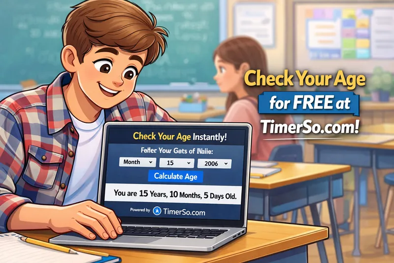 Free age calculator for students