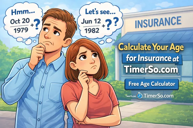 Free age calculator for insurance seekers
