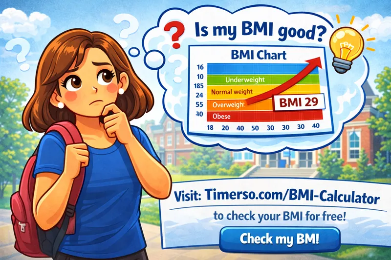Find BMI by using BMI calculator by Timerso.com