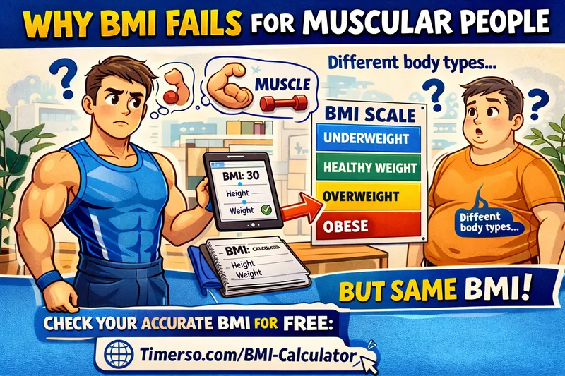 Find BMI by using BMI calculator by Timerso.com