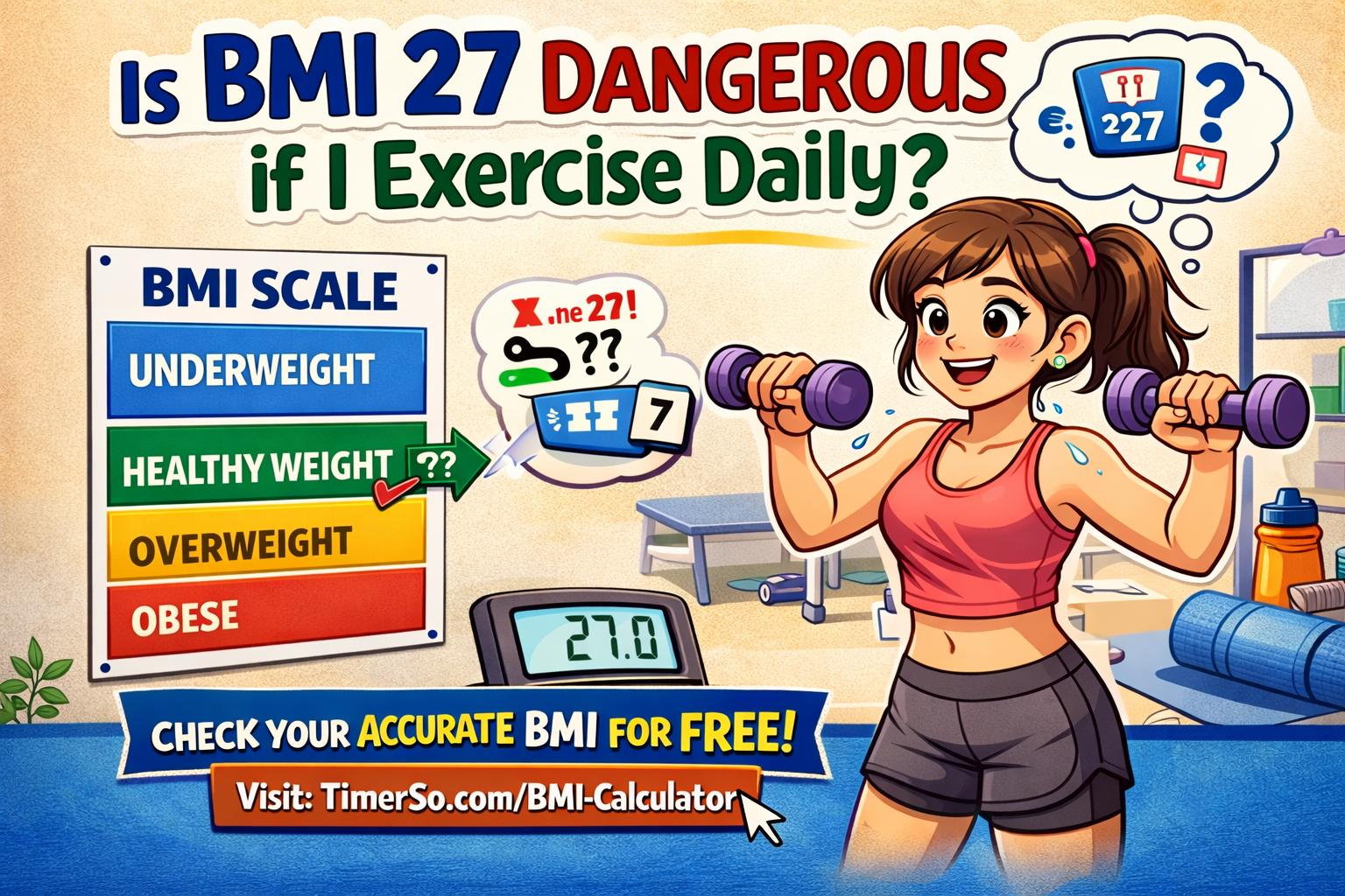 Find BMI by using BMI calculator by Timerso.com