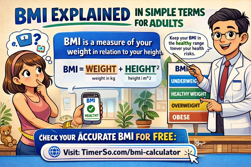 Find BMI by using BMI calculator by Timerso.com