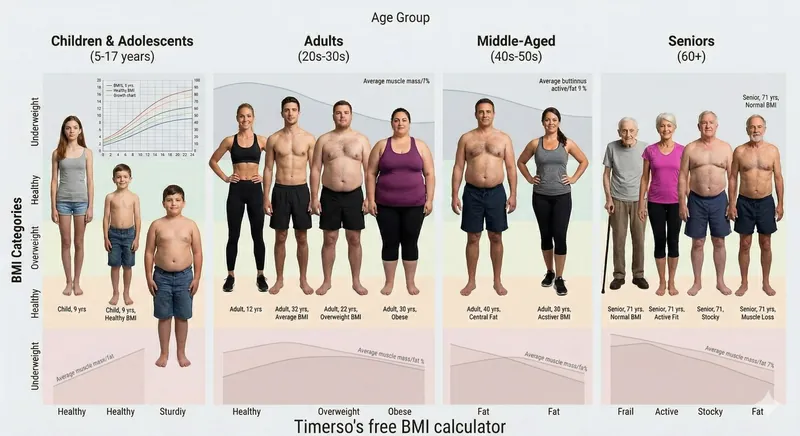 Relationship between BMI and Age