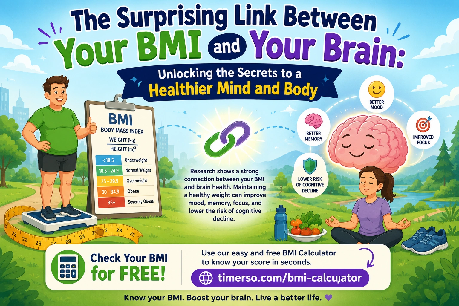 The Surprising Link Between Your BMI and Your Brain: Unlocking the Secrets to a Healthier Mind and Body by Timerso.com