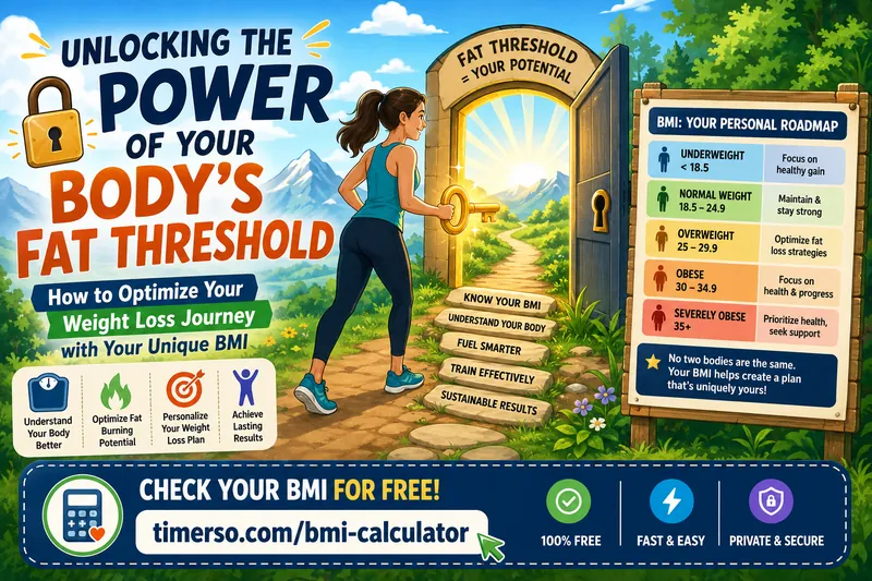 Unlocking the Power of Your Bodys Fat Threshold: How to Optimize Your Weight Loss Journey with Your Unique BMI